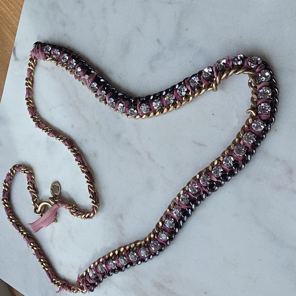 1990s-Y2k Juicy Couture "War of Love" necklace